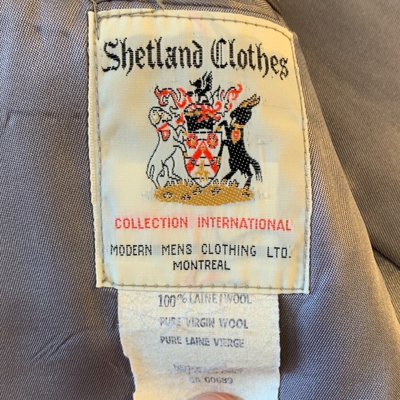 Shetland Clothes grey wool blazer - Picture 3 of 7